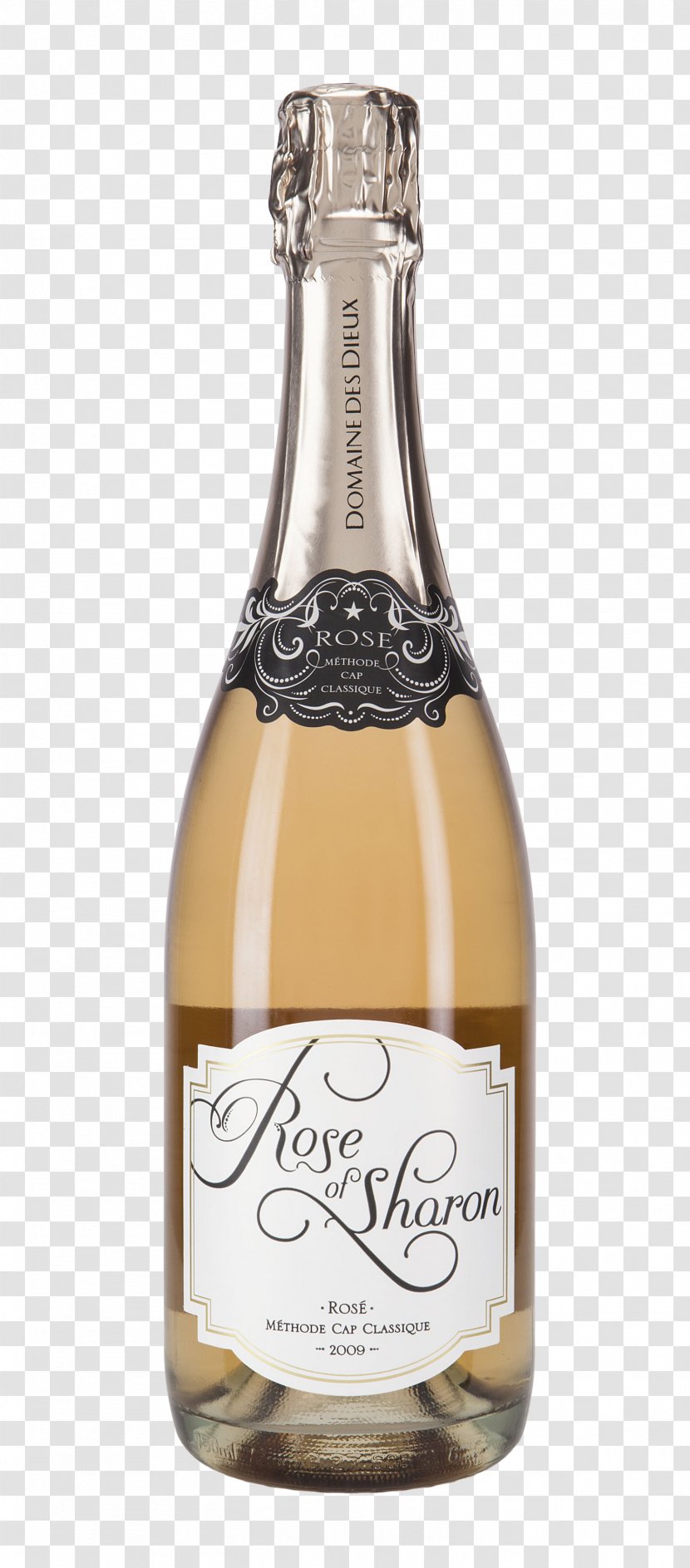 Champagne Rosé Sparkling Wine Pinotage - Sharon Plain Transparent PNG