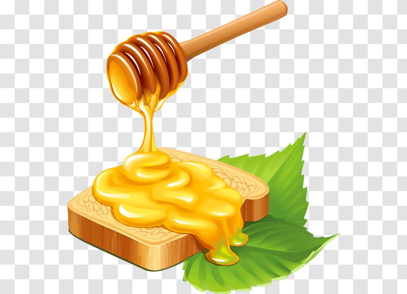 Honey Bee Honeycomb - Toast Transparent PNG
