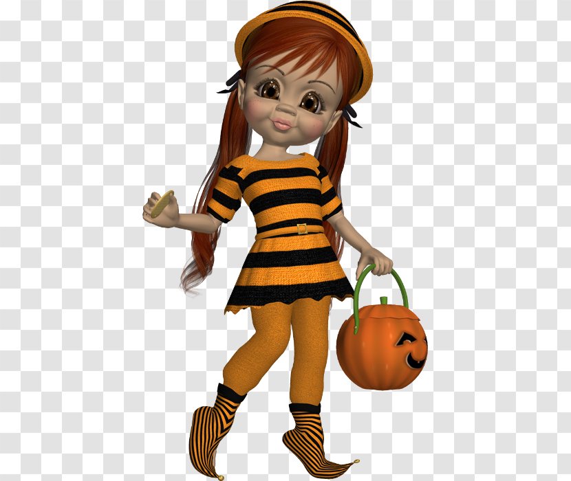 Halloween Orange Background - Cartoon - Pumpkin Costume Transparent PNG