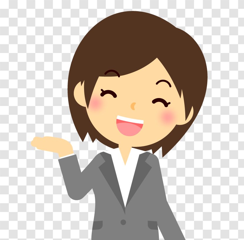 Business Woman - Style Black Hair Transparent PNG