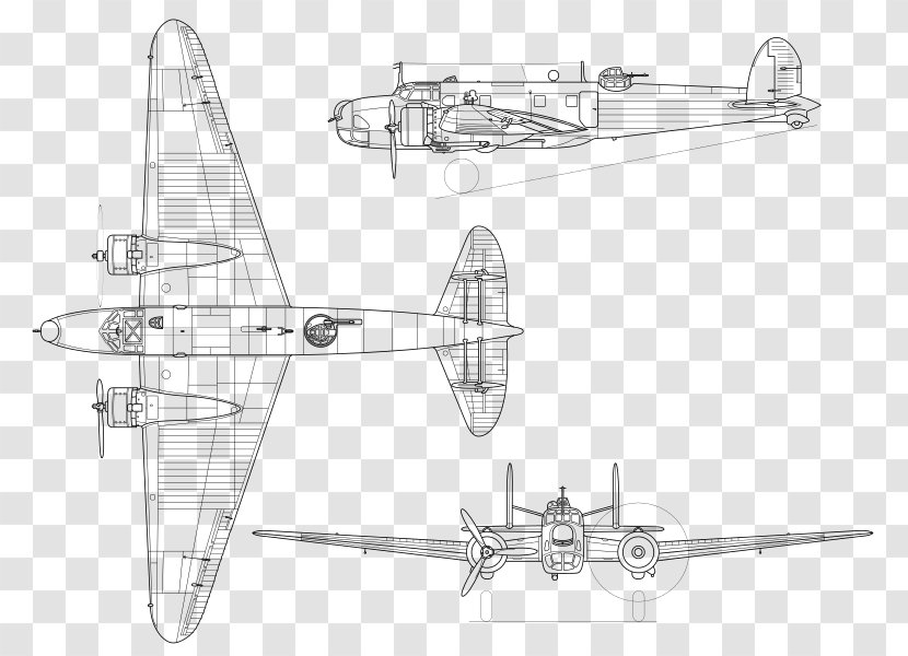 North American T-6 Texan Military Aircraft Drawing Aerospace Engineering - Wing Transparent PNG