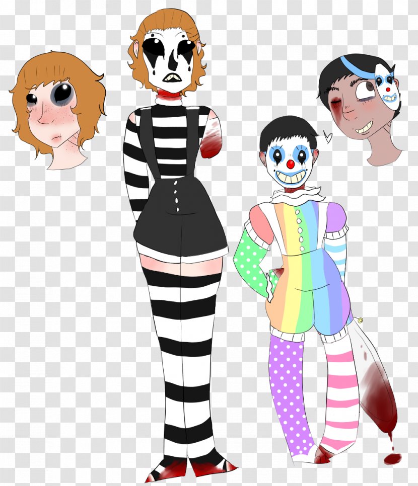 Clown Cartoon - Character Created By - Fashion Design Style Transparent PNG