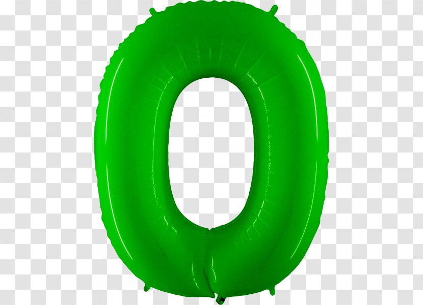 Green Number Balloon Numerical Digit Party Transparent PNG