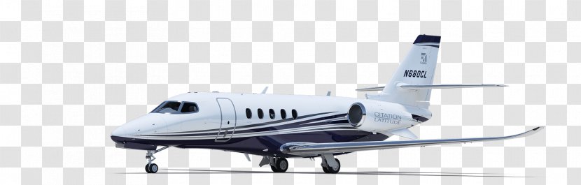 Cessna Citation Latitude Aircraft Longitude Family Beechcraft - The Blue Sky Transparent PNG