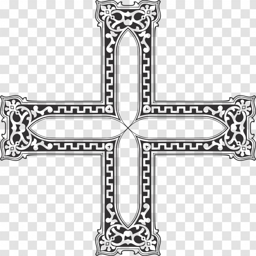 Ornament Clip Art - Body Jewelry - Christian Cross Transparent PNG