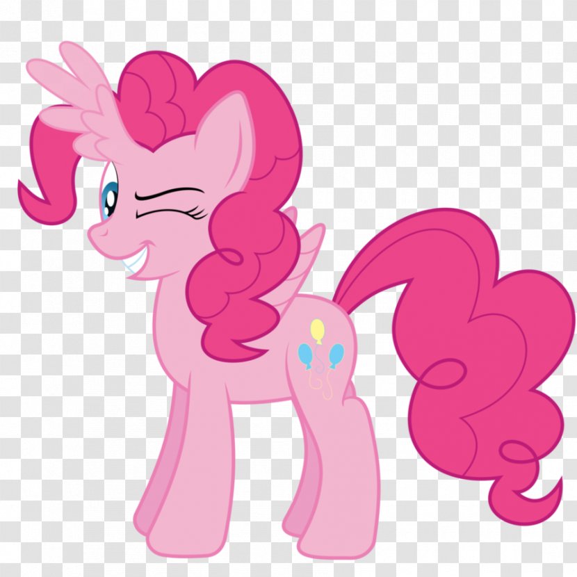 Pinkie Pie Pony Twilight Sparkle Rarity Rainbow Dash - Heart - My Little Transparent PNG