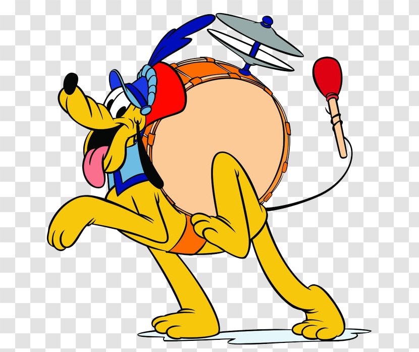 Pluto Mickey Mouse The Walt Disney Company Goofy Clip Art - Yellow - PLUTO Transparent PNG