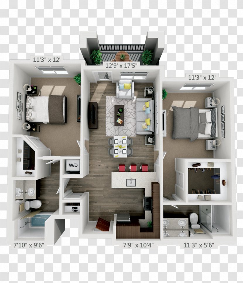 4th West Apartments House Floor Plan Real Estate - Rental Homes Luxury Transparent PNG