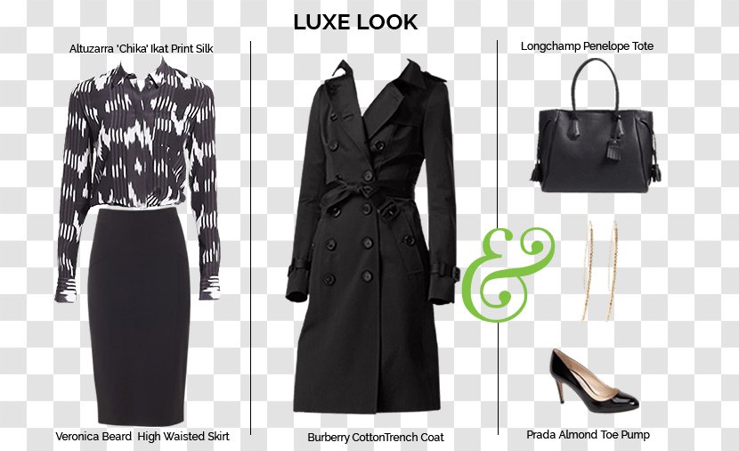 Little Black Dress Pencil Skirt Clothing Fashion Overcoat - First Impression Transparent PNG