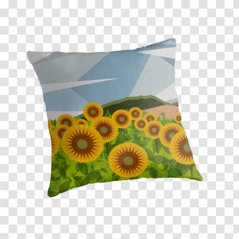 Cushion Throw Pillows Sunflower M - Decorative Material Transparent PNG