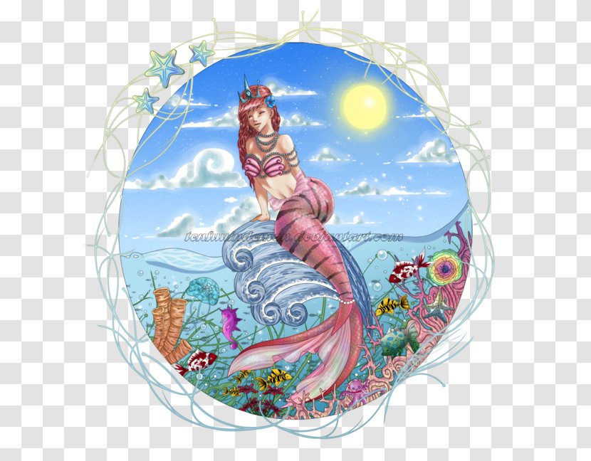Mermaid Illustration Organism Transparent PNG