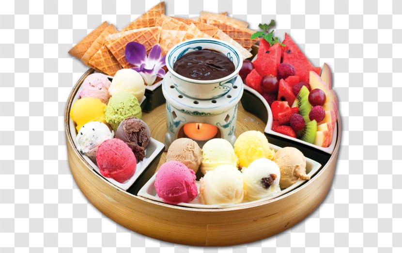 Gelato Frozen Yogurt Fanny Ice Cream Fondue - Italian Cuisine - Menu Transparent PNG