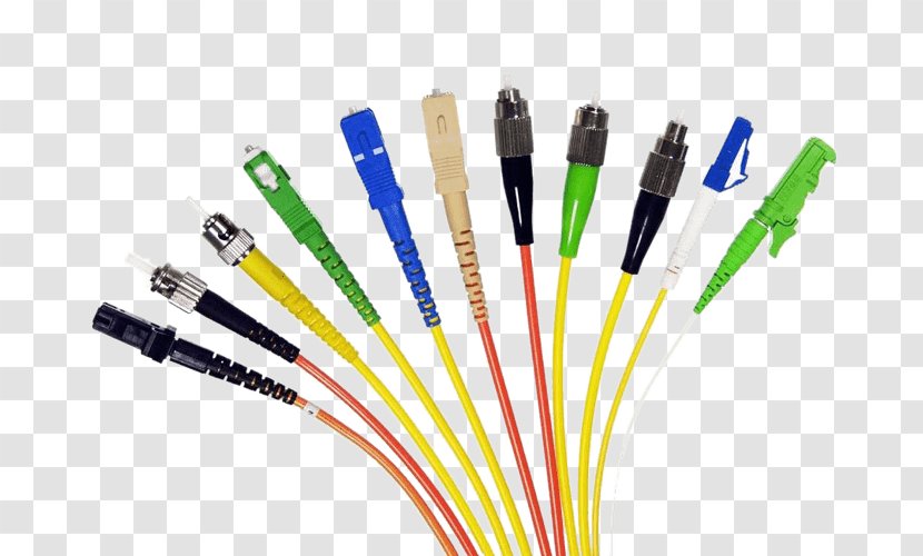 Fiber Optic Patch Cord Optical Cable Connector - Computer Network Transparent PNG