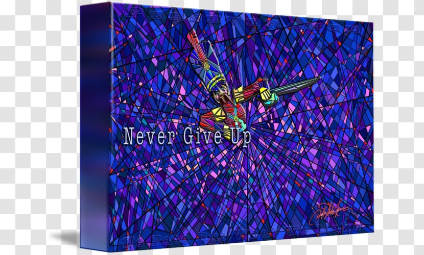 Modern Art Material Architecture - Never Give Up Transparent PNG