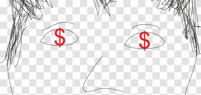 Line Art Sketch - Cartoon - Dolar Transparent PNG