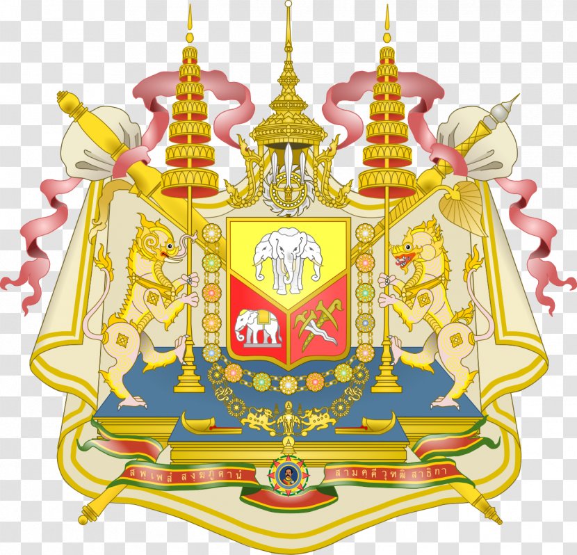 Chulachomklao Royal Military Academy Emblem Of Thailand Coat Arms Garuda Thai Language - Candle Holder Transparent PNG