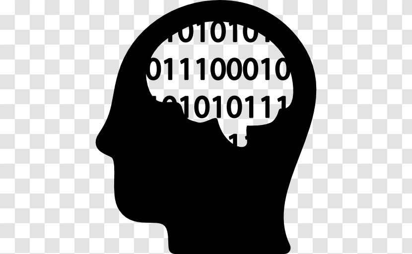 Thought Binary Code - Silhouette - Programmer Transparent PNG