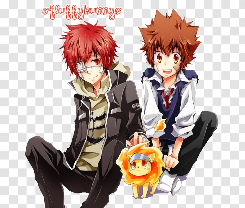 Tsunayoshi Sawada Enma Kozato Reborn! DeviantArt - Heart - Akira Amano Transparent PNG