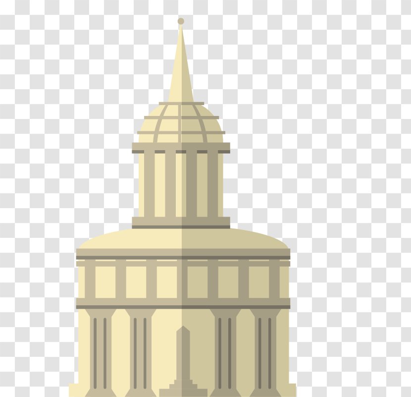 Architecture Cartoon - Steeple - Vector White House Transparent PNG