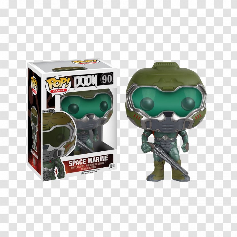 Doomguy Funko Action & Toy Figures Space Marine - Gamestop - Doom Transparent PNG