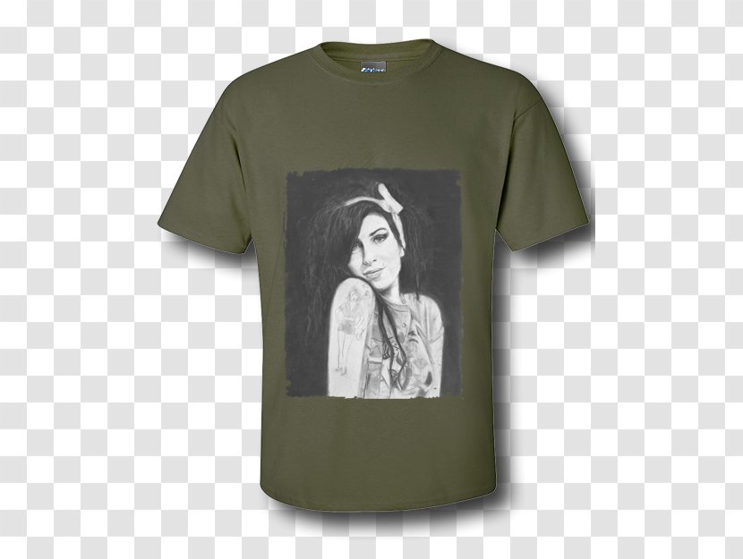 T-shirt Hoodie Sleeve Polo Shirt - Neck - Amy Winehouse Transparent PNG
