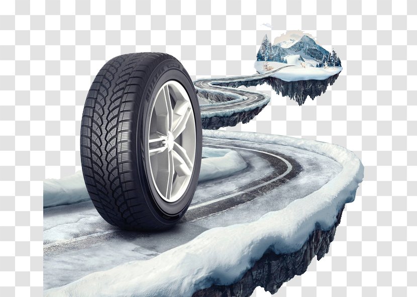 Car Snow Tire Price Wheel - Roller Tires Transparent PNG