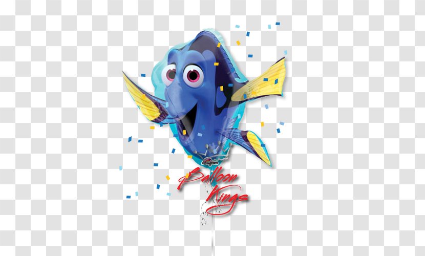 Mylar Balloon Birthday Finding Nemo Party - Dory Transparent PNG