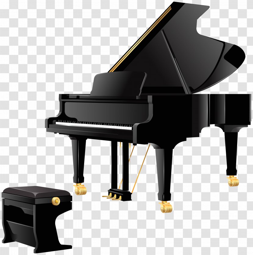 Grand Piano Clip Art - Heart Transparent PNG