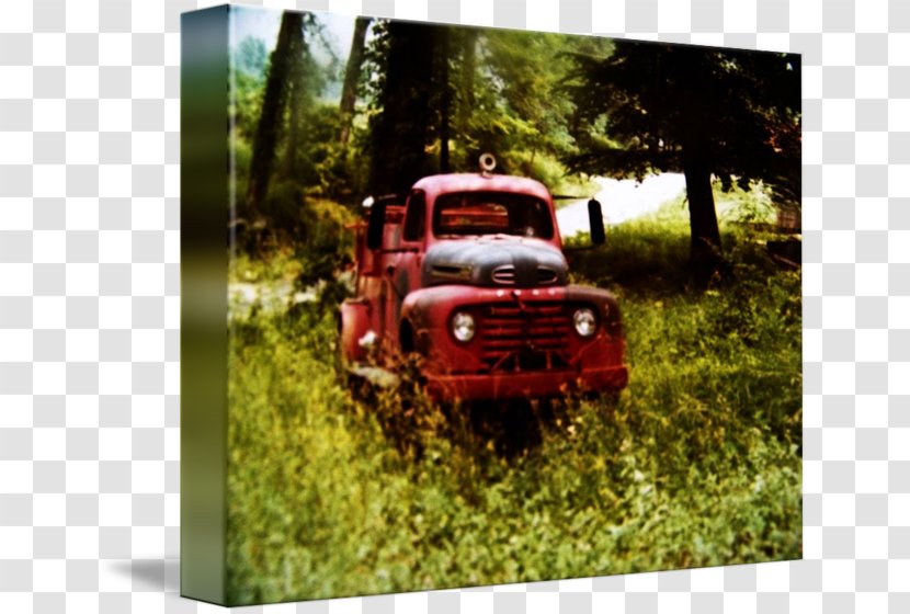 Off-road Vehicle Car Off-roading Motor Agriculture - Old Red Truck Transparent PNG