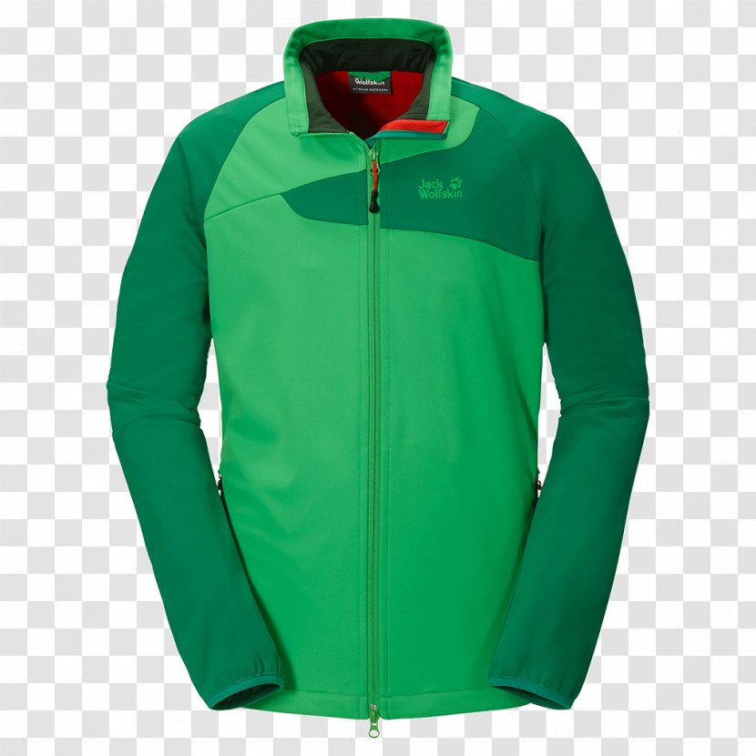 Polar Fleece Jacket - Green - Shell Transparent PNG