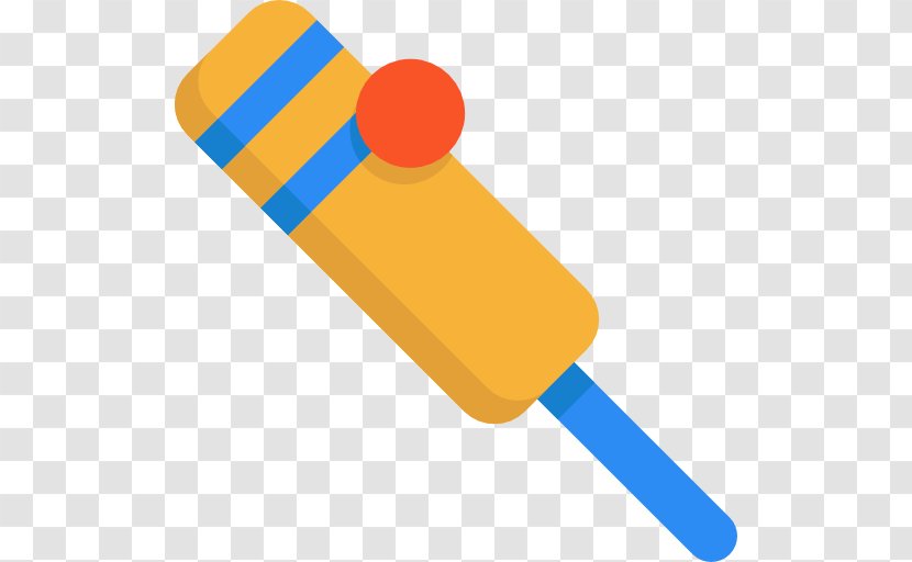 Sports Cricket - Yellow Transparent PNG