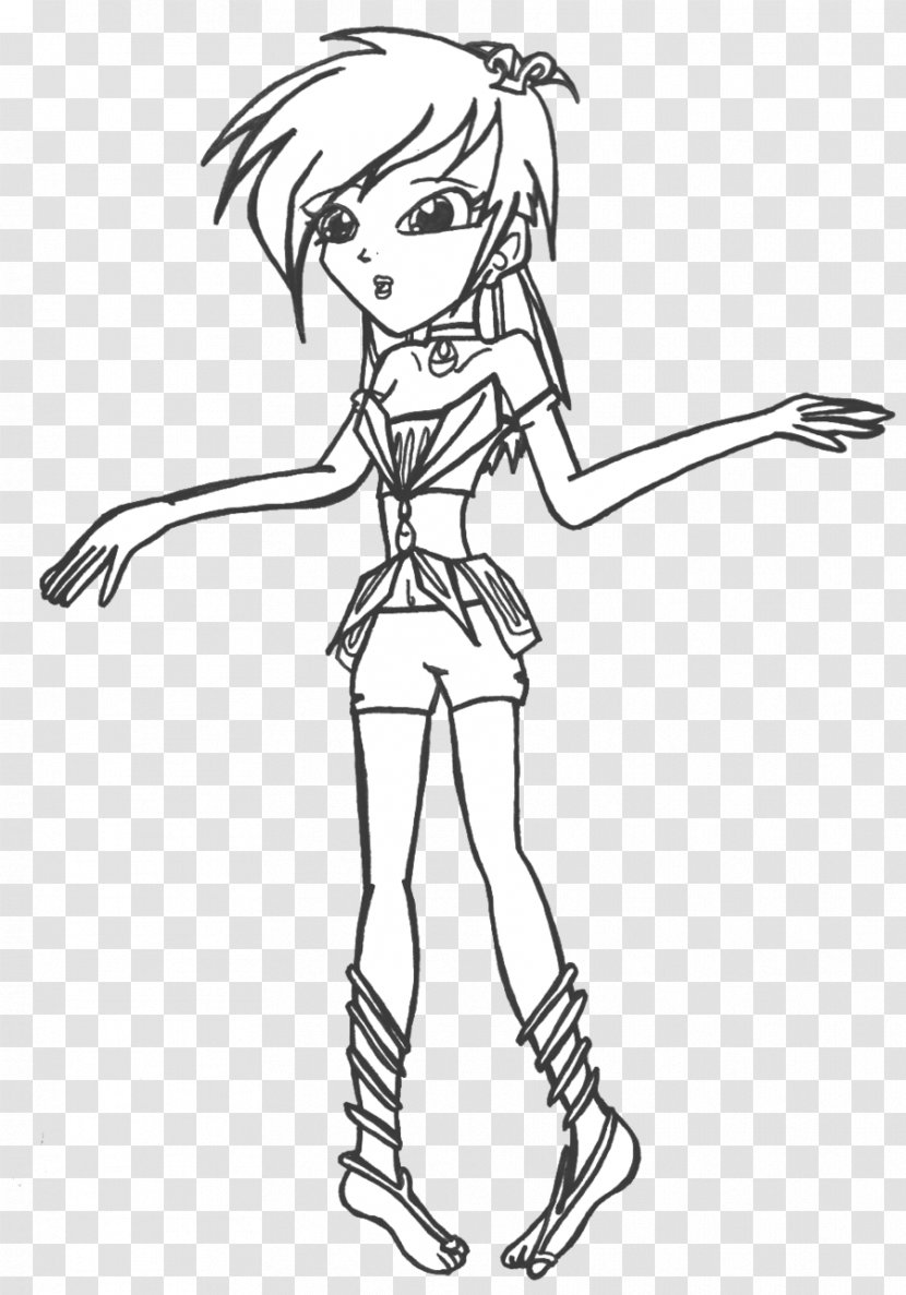 Tecna Coloring Book Colouring Pages Line Art Drawing - Shoe - Winx Transparent PNG