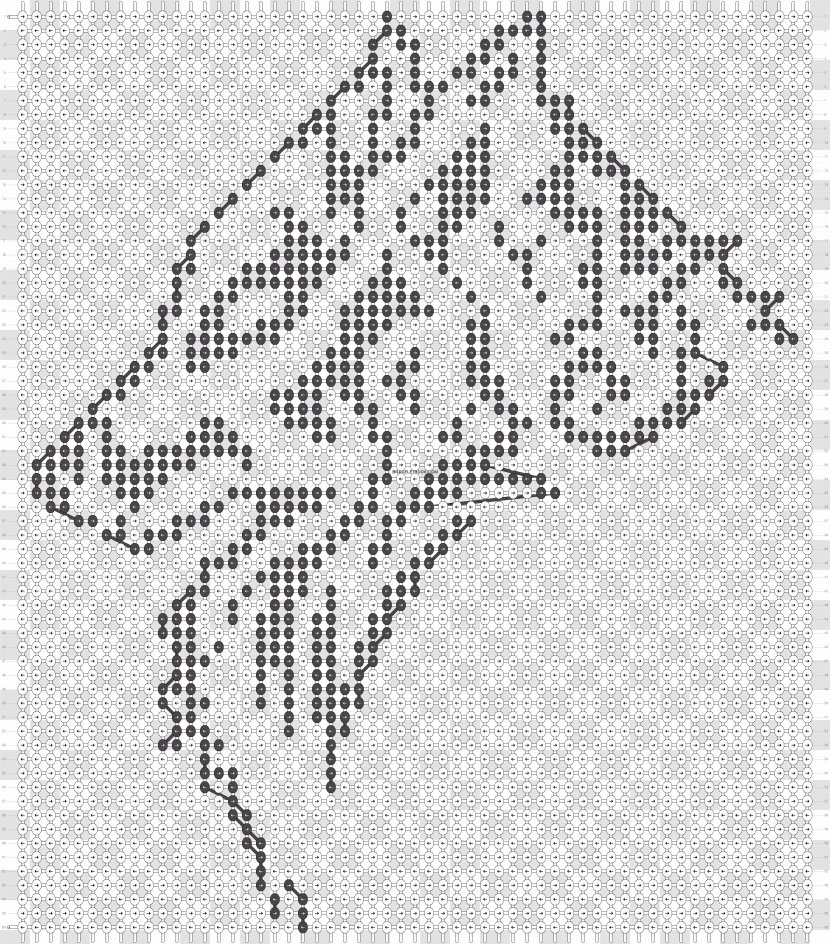 Friendship Bracelet Embroidery Cross-stitch Pattern - Heart - Line Transparent PNG