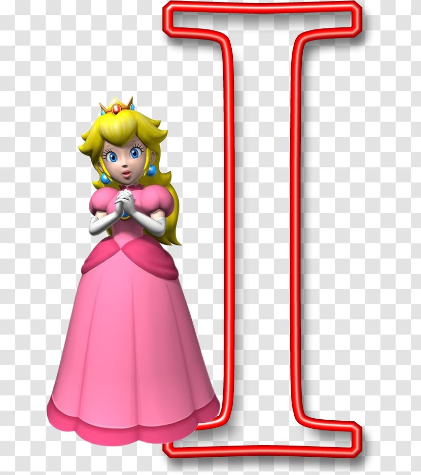 Super Princess Peach Mario Bros. New Bros - Party Transparent PNG