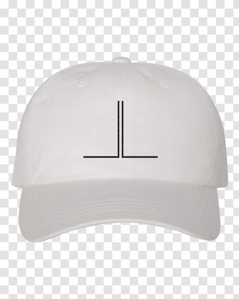 Baseball Cap - White - Mockup Transparent PNG