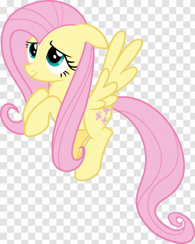 Fluttershy Pony Rarity Akko Kagari - Heart - Watercolor Transparent PNG