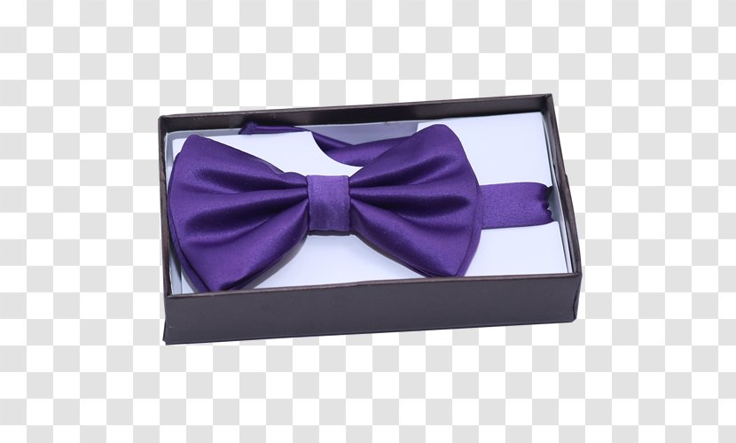 Bow Tie Necktie Clothing Accessories Lapel Fashion - Purple - BOW TIE Transparent PNG
