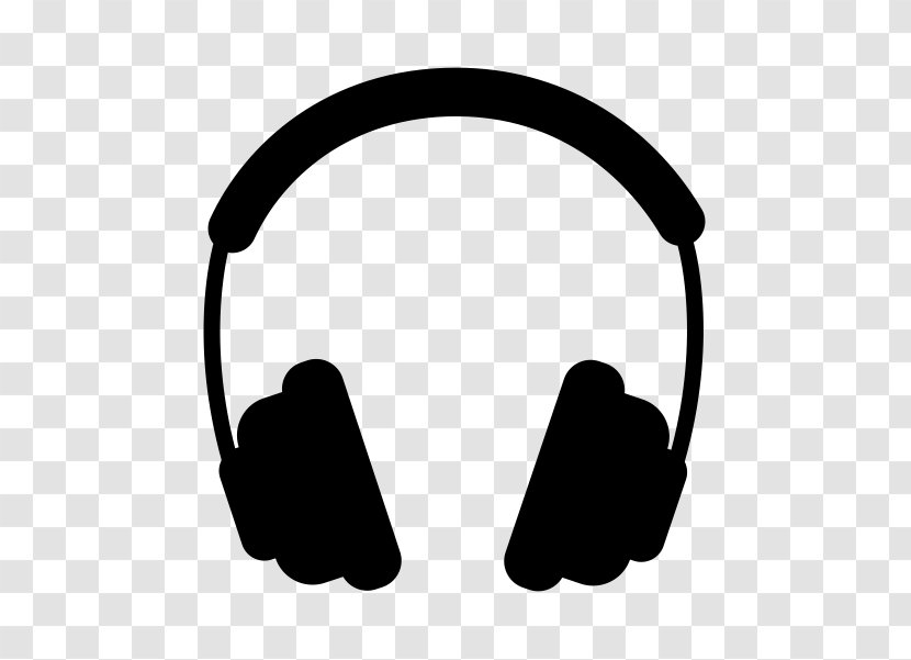 Headphones Line Clip Art - Technology - Listening Transparent PNG