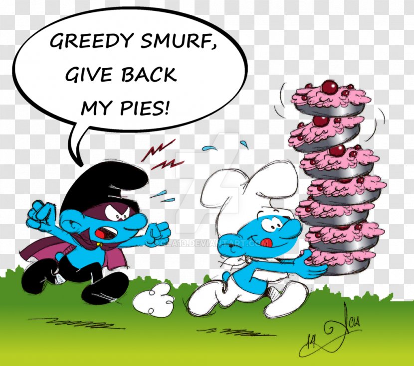 Greedy Smurf YouTube Handy The Smurfs - Art Transparent PNG