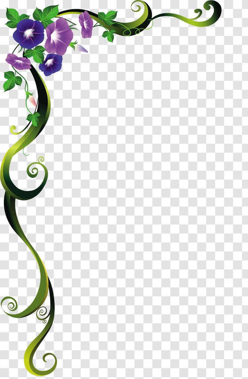 Clip Art - Plant - Leaves Border Transparent PNG