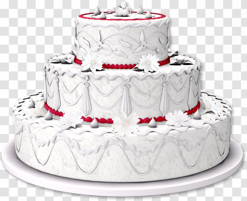 Wedding Cake Torte Sugar Birthday - Cream Transparent PNG