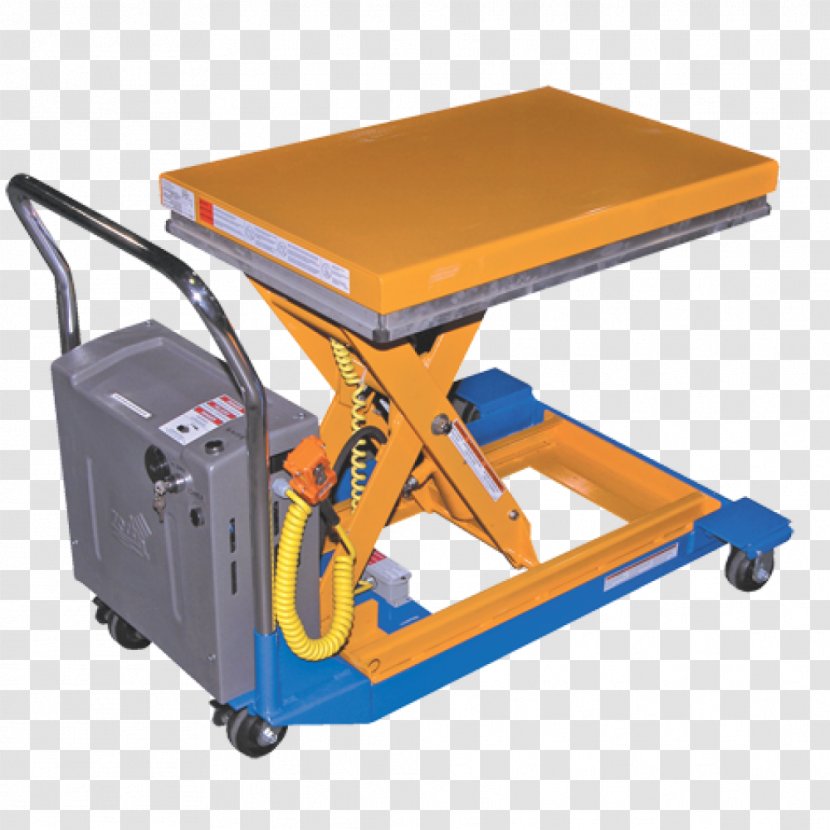 Lift Table Lifting Equipment Elevator Hydraulics Material Handling - Hardware Transparent PNG