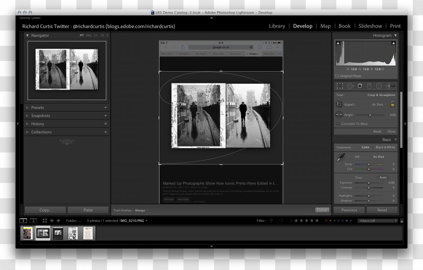 Adobe Lightroom Screenshot Photography Creative Cloud - Software - Filter Transparent PNG