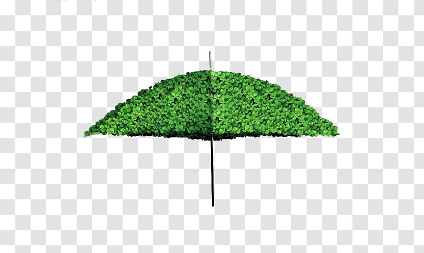 Creativity Advertising - Coreldraw - Green Umbrella Transparent PNG