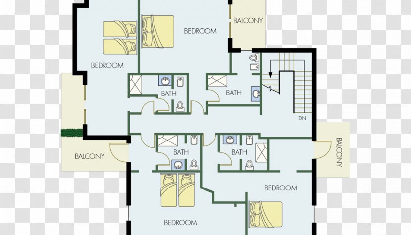 Floor Plan Product Design Line - Summer Lake Transparent PNG