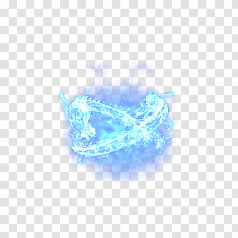 Light Blue Flame - Electric - Ice Dragon Luminous Efficiency Transparent PNG