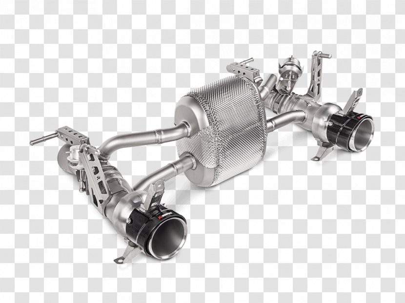 Exhaust System 2016 Ferrari 488 GTB Car 458 - Akrapovi%c4%8d Transparent PNG