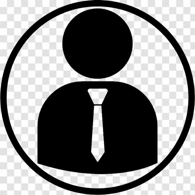 Businessperson Recruitment Organization Management Job - Monochrome - Person Icon Transparent PNG