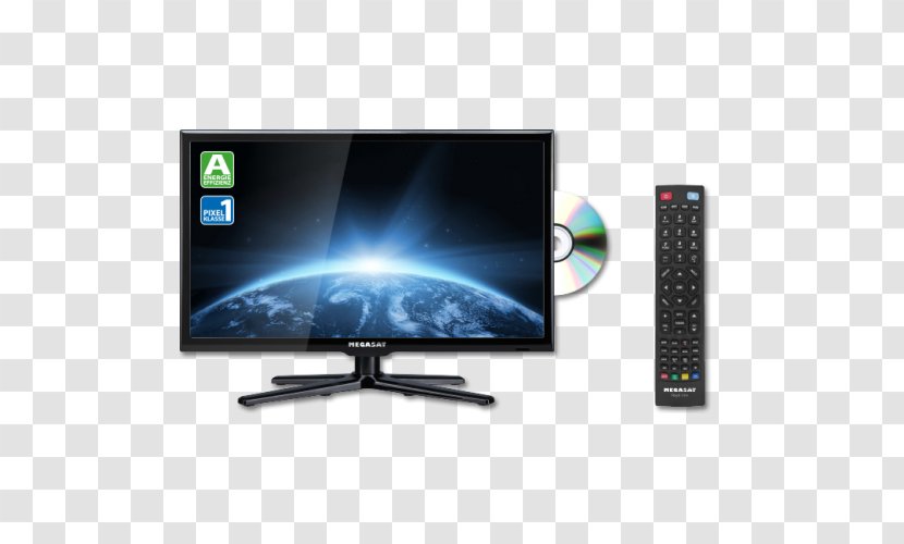 High-definition Television Digital Video Broadcasting Megasat Royal Line LED-backlit LCD - Monitor - Media Transparent PNG