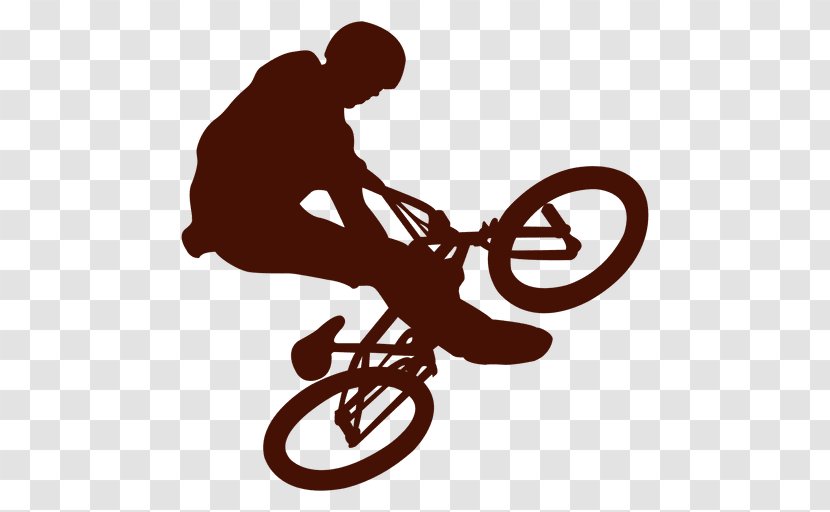 BMX Bike Bicycle Silhouette - Part - Bmx Transparent PNG